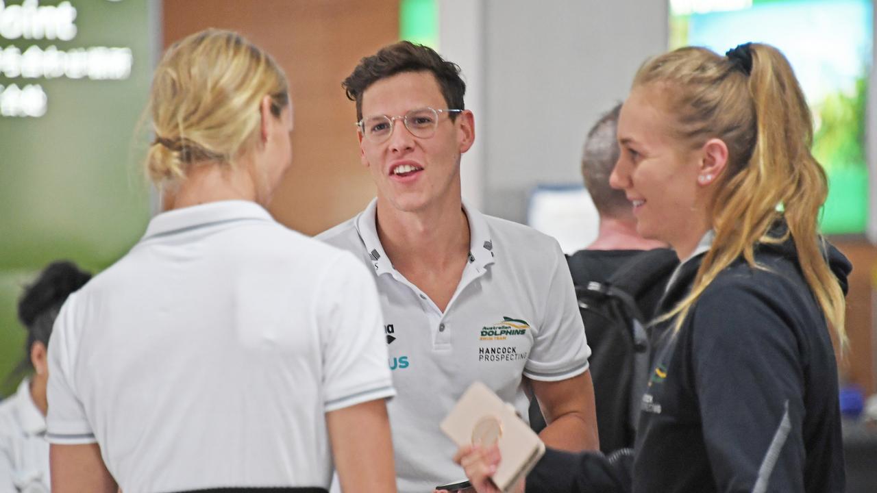 Emily Seebohm Mitch Larkin Split Swimmers In Drama After Winning Gold At Pan Pacs