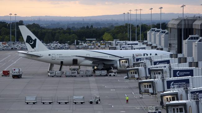 The Pakistan International Airlines plane was forced to make an unscheduled landing at Manchester Airport, England. (File image) Picture: Jon Super/AP