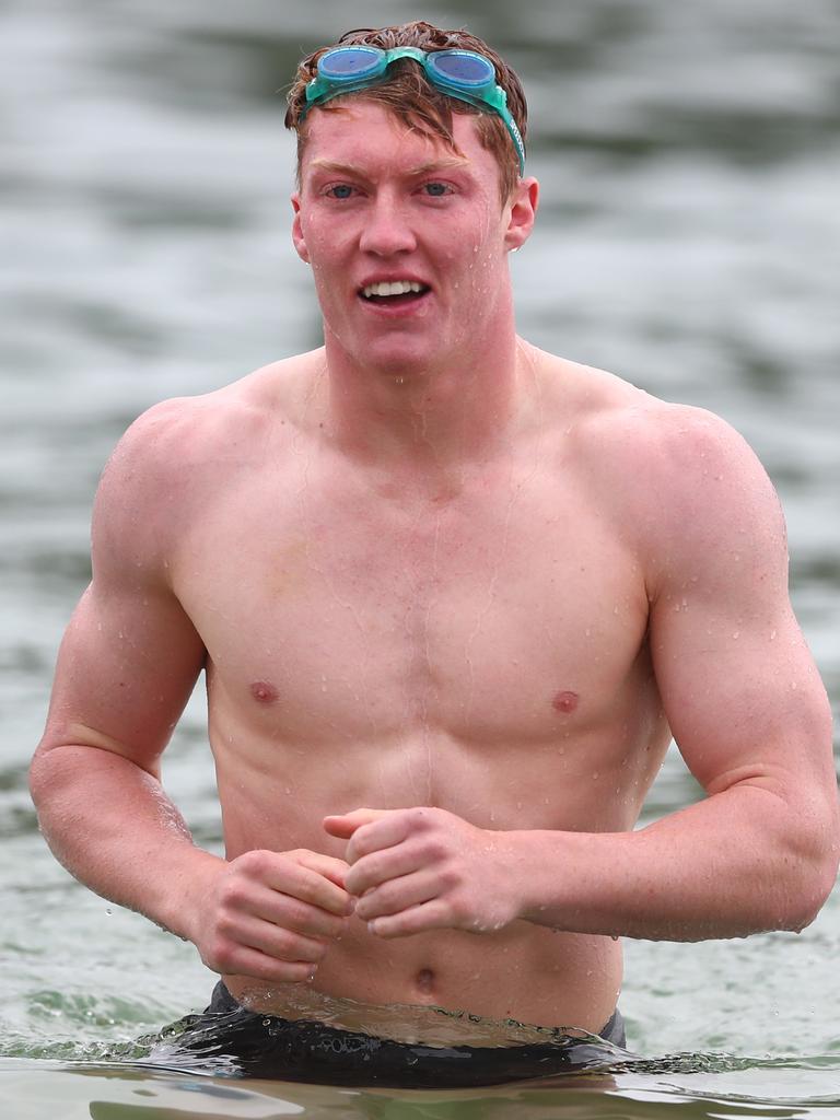 Matt Rowell on Gold Coast’s summer training camp.