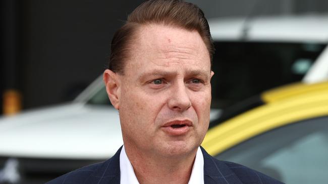 EAGLE FARM AUSTRALIA  TUESDAY 20TH MAY 2025 Brisbane Lord Mayor Adrian Schrinner will today be joined by Former Governor and Supreme Court Chief Justice Paul de Jersey and Deputy Mayor Fiona Cunningham to release the Brisbane City Council Tropical Cyclone Review.  Picture David Clark