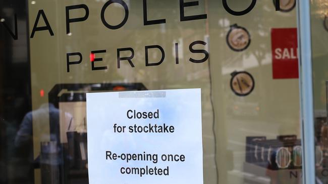 Napoleon Perdis went into receivership at the start of the year. Picture: Richard Waugh/AAP Image