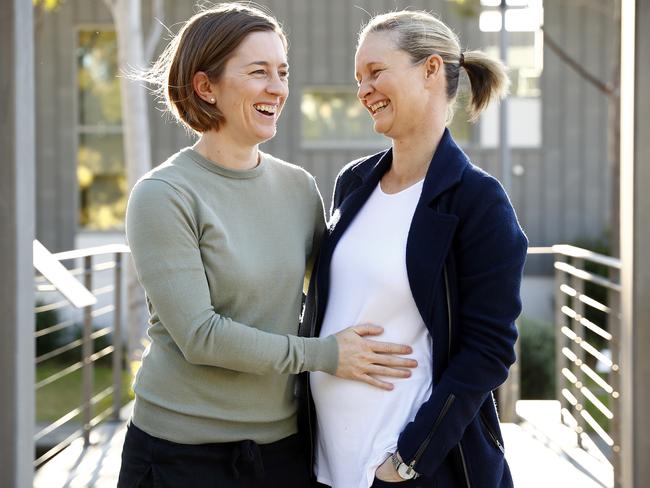 Rachael Haynes now has a young son with her partner, former Australian player Leah Poulton. Picture: Sam Ruttyn