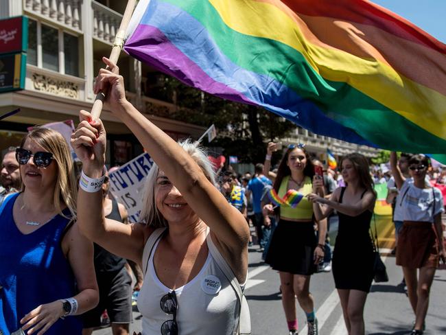 The pope has come out in support of same-sex unions. Picture: AFP