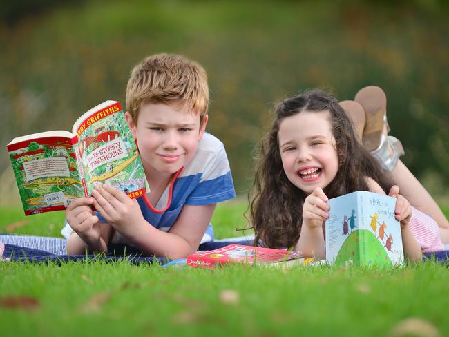 Reading with your kids and talking to them is important to give them a headstart at school. Picture: Nicki Connolly