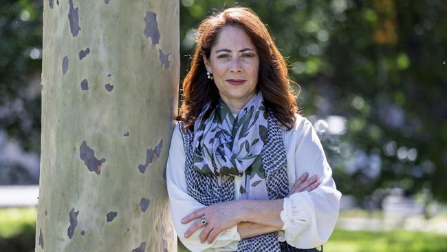 Katherine Milesi experienced performance anxiety as a result of perimenopause. Now she’s helping workplaces to be menopause friendly. Picture: David Geraghty/NewsWire.