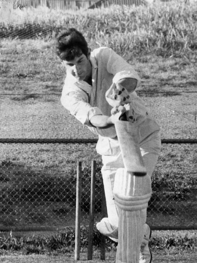 East Torrens and Norwood High batsman Peter Herbert in 1969.