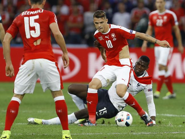 Burst Balls Ripped Shirts Slippery Pitch Euro 16 France V Switzerland