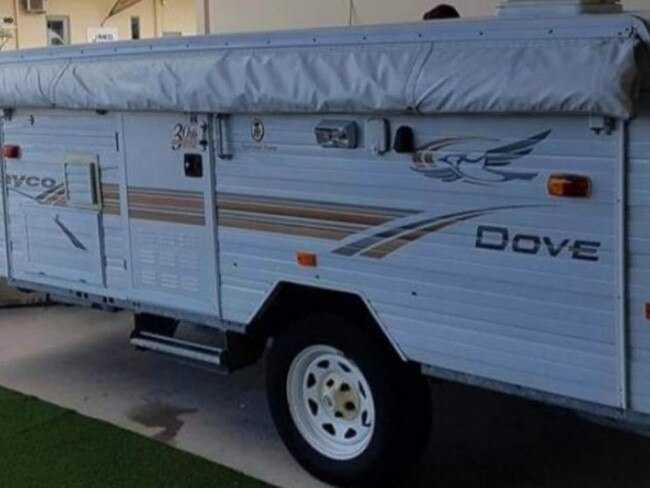 SOCIAL MEDIA IMAGE DISCUSS USE WITH YOUR EDITOR - The missing campervan was stolen from a John St holding yard in Gympie on Monday morning, and now the owner is appealing for public assistance in the missing vehicle.