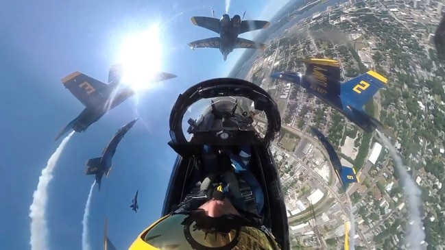 Ride in the Cockpit of a Blue Angels Jet During Florida Salute to Care ...