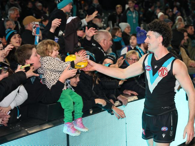 The Power and the Crows will have dynamic pricing in 2025. Picture: James Elsby/AFL Photos via Getty Images