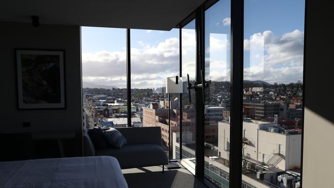 Exclusive look at the Vibe Hotel Hobart sneak peek. Picture: NIKKI DAVIS-JONES