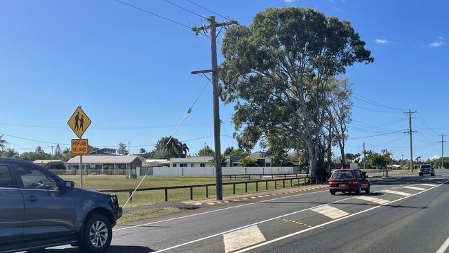 Mr Dziril would like to see a wider traffic island installed to allow pedestrians to cross one half of the road at a time.