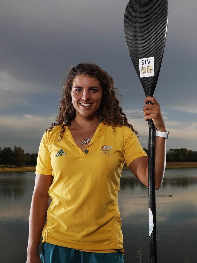 Canoeist Jessica Fox. Picture. Phil Hillyard