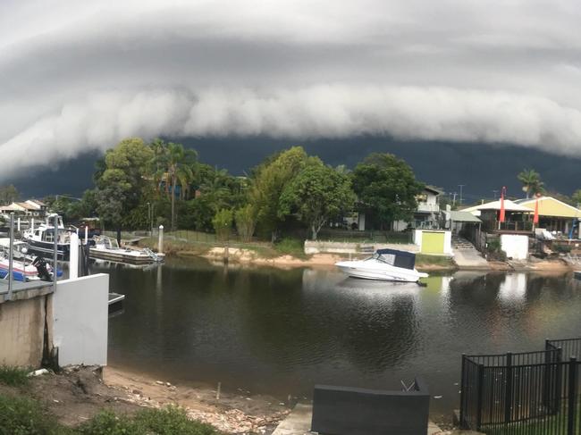 A storm moves across the Gold Coast. Photo: Jim McClelland