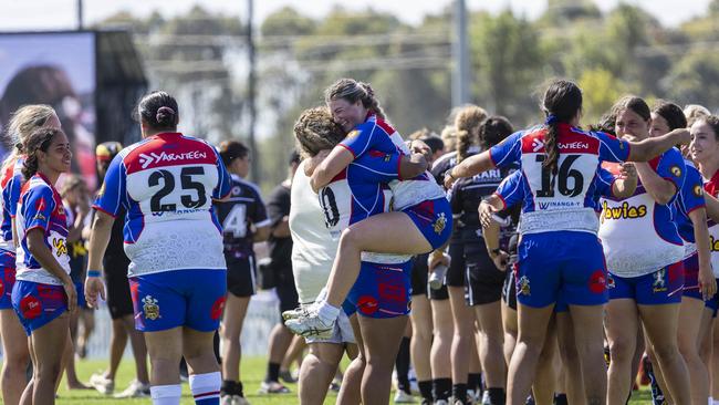 Women's Koori Knockout grand final, Redfern All Blacks vs Newcastle Yowies. Picture: Andrea Francolini