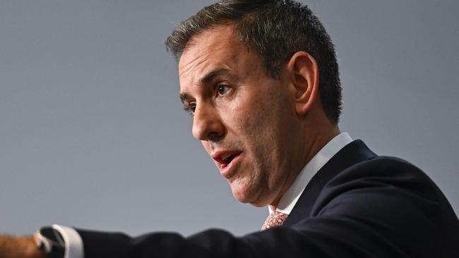 Treasurer Jim Chalmers has defended the super reform. Picture: NewsWire / Martin Ollman