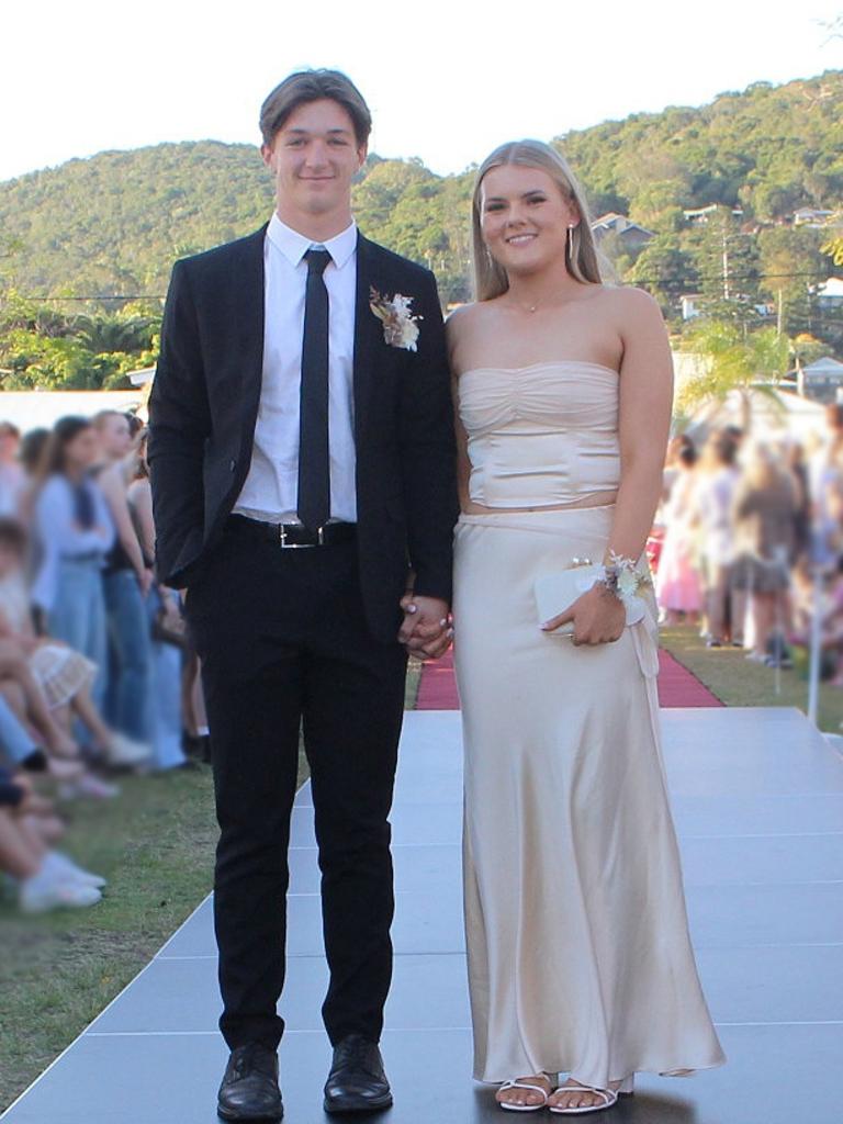 Kaylee and Elijah at the St Ursula's College Formal.