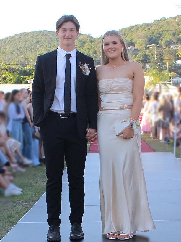 Kaylee and Elijah at the St Ursula's College Formal.