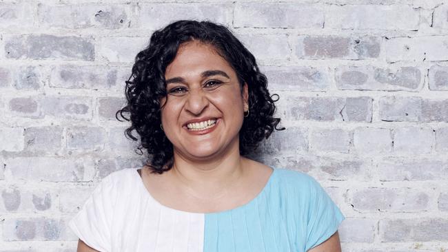 Samine Nosrat hosts the Netflix series Salt, Fat, Acid, Heat. Picture: Supplied