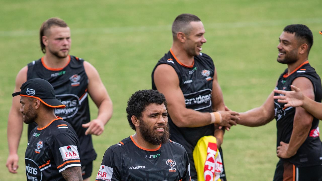 Tigers players say they’ve never been more optimistic leading into a new season. Picture: Julian Andrews