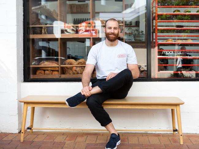 Berkelo owner Tom Eadie at his new Mosman bakery.