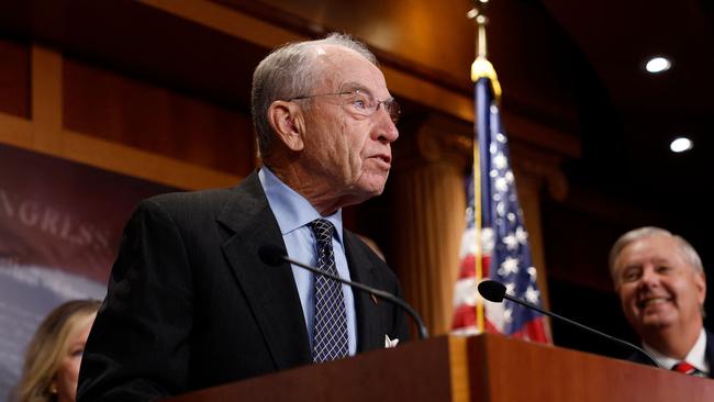 Senator Chuck Grassley is 89. Picture: AFP