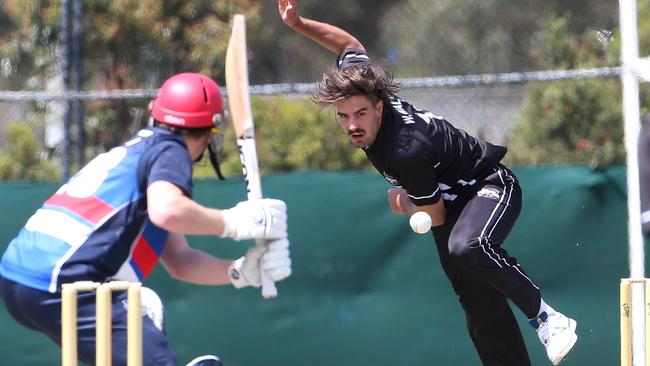 Will Walker bowled the final-ball nailbiter for Camberwell Picture: Hamish Blair