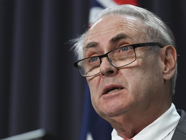 CANBERRA, Australia - NewsWire Photos - September 17, 2024: Trade Minister Don Farrell holds a press conference at Parliament House in Canberra. Picture: NewsWire / Martin Ollman