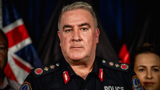 NT Police Commissioner Michael Murphy. Picture: Pema Tamang Pakhrin