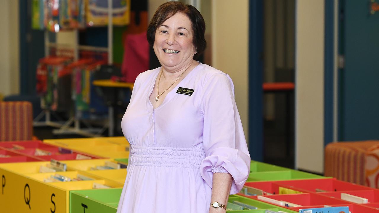 Principal of Oonoonba State School Anne-Marie Day is leaving her role after being with the school since its opening. Picture: Shae Beplate.