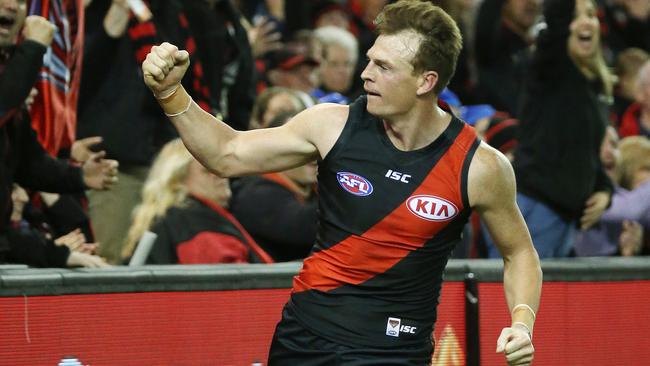 Brendon Goddard joined Essendon just as the club’s supplements scandal was unfolding. Picture: George Salpigtidis