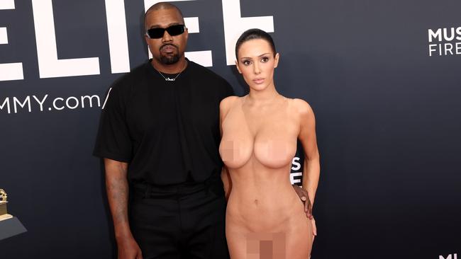 Bianca Censori allegedly displayed racist and lewd behaviour — similar to what has become synonymous with the embattled rapper — during her tenure at his clothing company, Yeezy. Picture: Getty