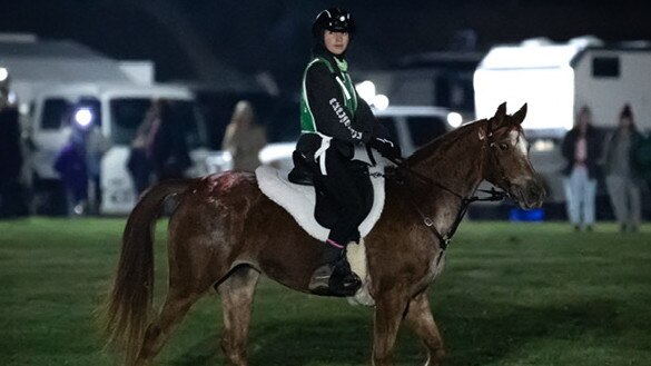 Jorgi Jeffrey competing in her first shot at the Tom Quilty Gold Cup.