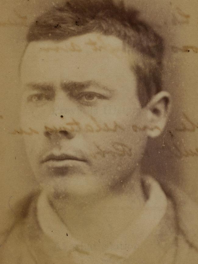 Carl von Ledebur, from his Victorian prison record. Picture: Public Record Office Victoria/Michael Shelford