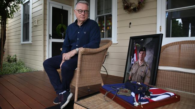 Former Australian Defence Minister Joel Fitzgibbon has been grieving and honouring his son Lance Corporal Jack Fitzgibbon. Picture: Britta Campion / The Australian