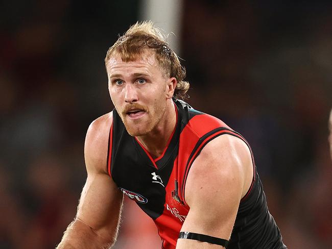 MELBOURNE. 05/03/2022. AFL. AAMI Community SeriesÃ&#137; St Kilda vs Essendon at Marvel StadiumÃ&#137;. James Stewart of the Bombers . Photo by Michael Klein