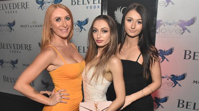 Kelly Flaherty, Zara Beeston and Elle McOrrie.