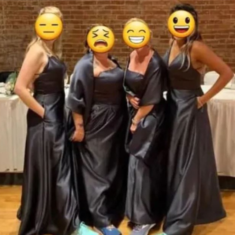 These bridesmaid dresses were likened to ‘bin bags’ – ouch.