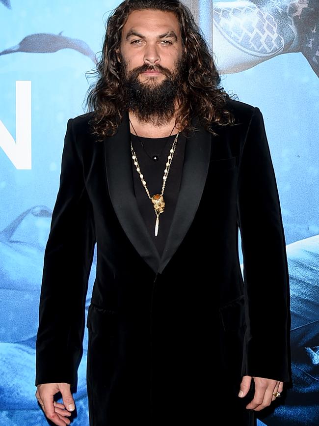 Jason Mamoa attends the premiere of Warner Bros. Pictures' "Aquaman". (Photo by Kevin Winter/Getty Images)