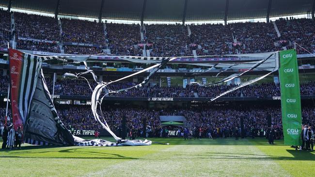 The devastating moment at the MCG during the AFL Grand Final. Picture: Michael Dodge/AFL Media.