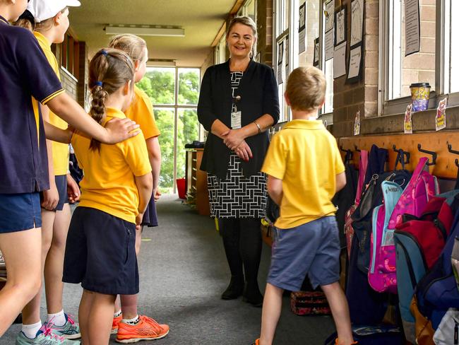 Wellbeing and Health In-Reach Nurse (WHIN) Nikki Rabbitte says 80 per cent of students that see her have mental health concerns. Picture: Paul McIver