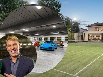 Shane Warne art for 16 Park Street, Brighton - for Herald Sun realestate