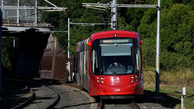 Inner West light rail services will be suspended until Sunday. Picture: Joel Carrett