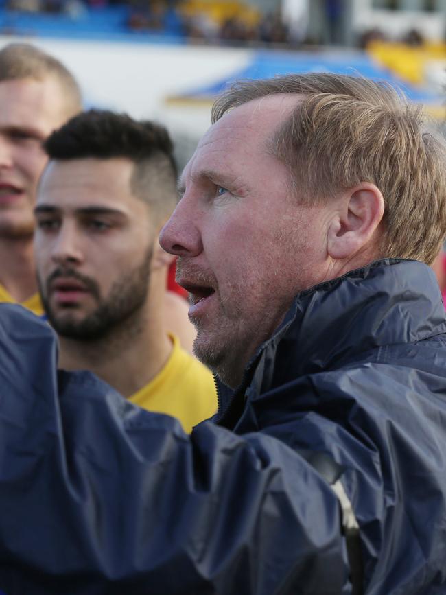 Williamstown coach Andy Collins. Picture: Stuart Milligan