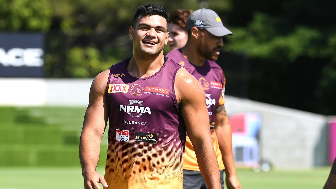 David Fifita’s freakish potential has been revealed. Tuesday February 19, 2019. (AAP image, John Gass)