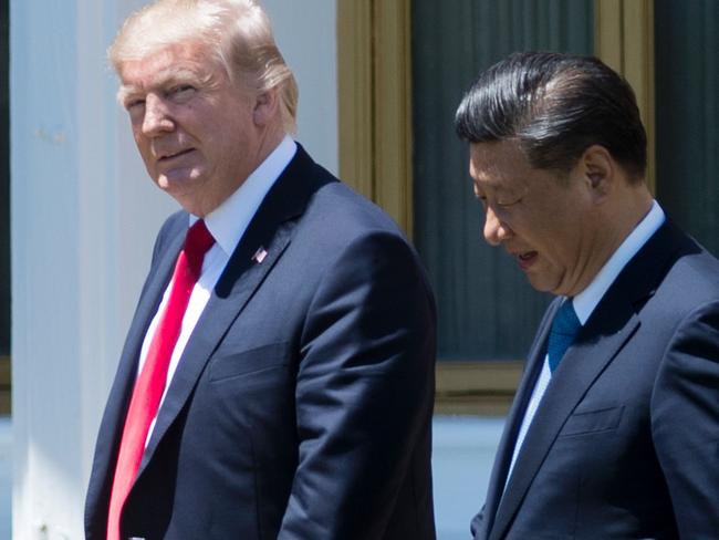 US President Donald Trump gave the green light on the missile strike ahead of dinner with China’s President Xi Jinping. Picture: AFP.