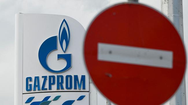 Russia’s Gazprom has turned off the gas taps. Picture: AFP