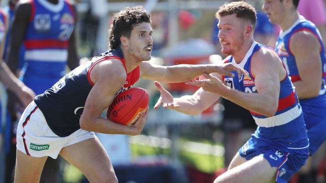 Deakyn Smith in action for Casey Demons. Picture: David Crosling