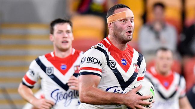 No one can question Boyd Cordner’s bravery but it did cost the Roosters in their loss to the Storm. Picture: Getty Images.