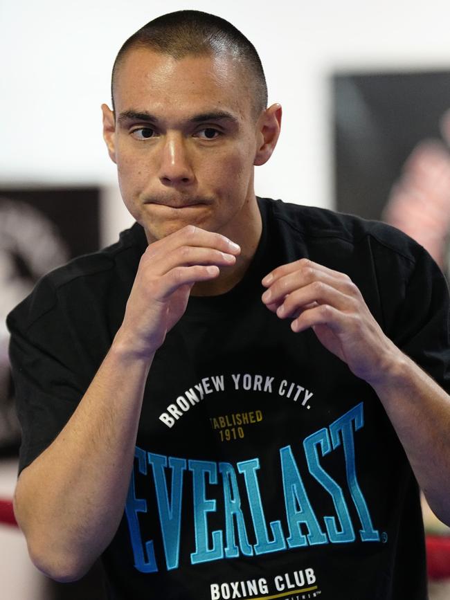 Tszyu is deep in training for his April comeback against Joey Spencer. Picture: Louis Grasse/Getty Images